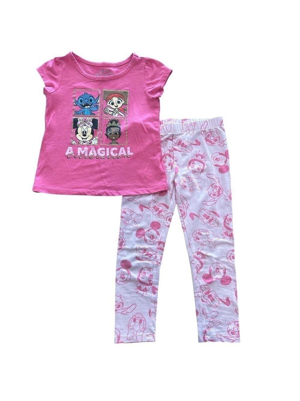 Disney 100 Magical Celebration T-Shirt & Leggings Set